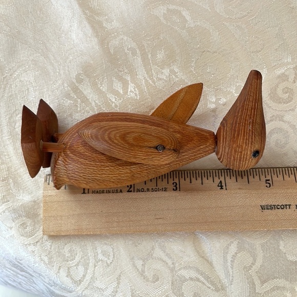 Mid century - goose - duck - owl (toothpick holder). - Picture 4 of 6